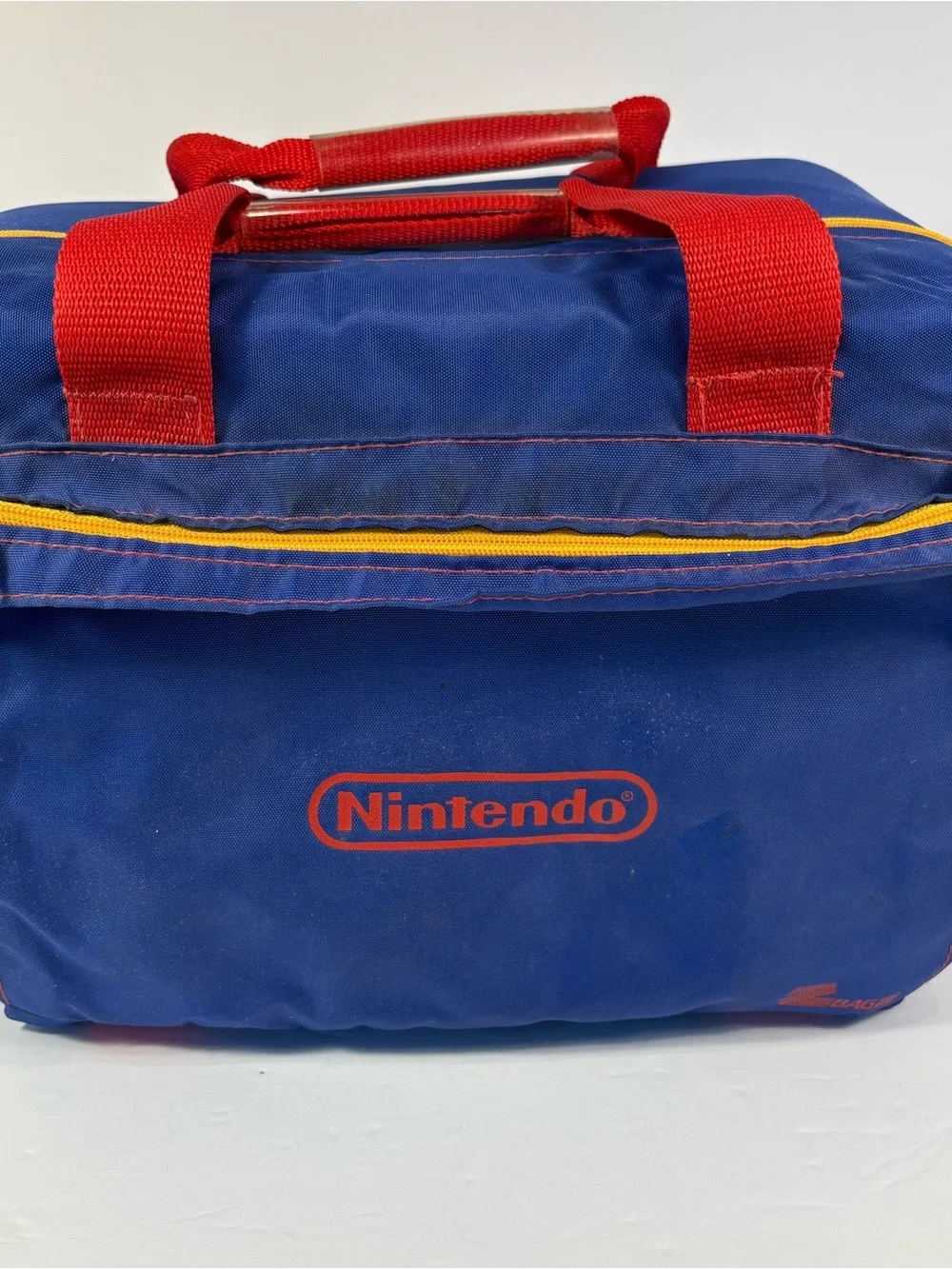 Vtg 1988 Original Nintendo NES Z Bag Console System Carrying Case Soft Sided